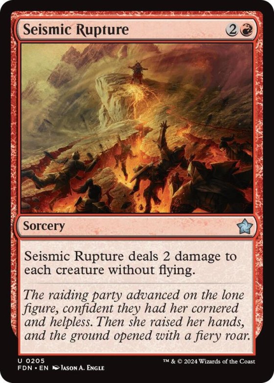 Seismic Rupture - Foil