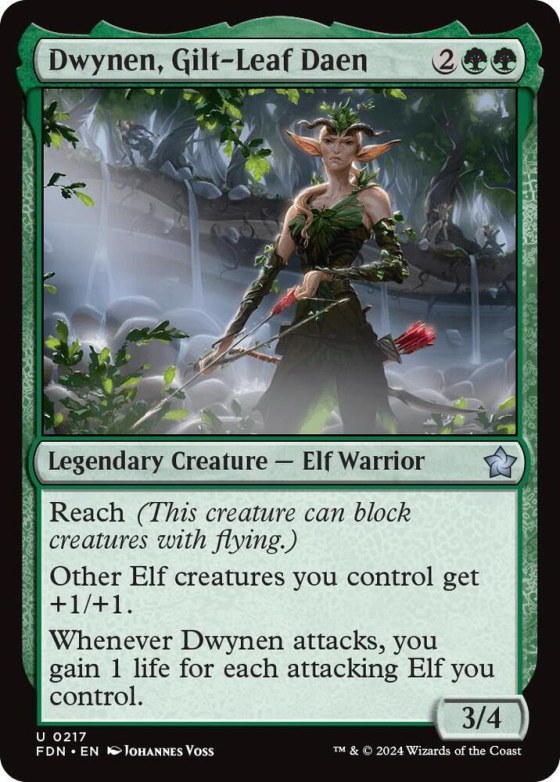 Dwynen, Gilt-Leaf Daen - Foil