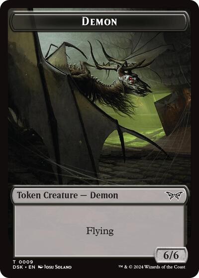 Demon // Manifest Double-Sided Token - Foil