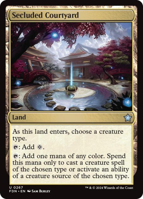 Secluded Courtyard - Foil