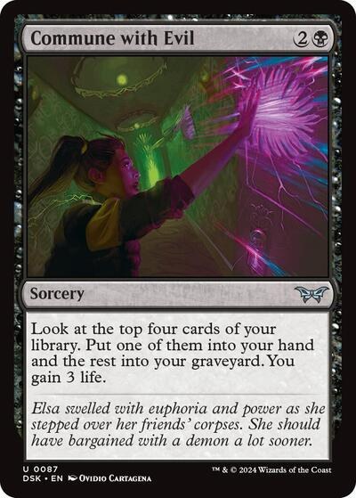 Commune with Evil - Foil
