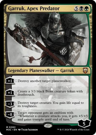 Garruk, Apex Predator - Ripple Foil