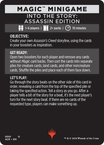 Magic Minigame: Into The Story: Assassin Edition - Normal Magic Minigame Into The