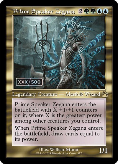 Prime Speaker Zegana - Serial Numbered