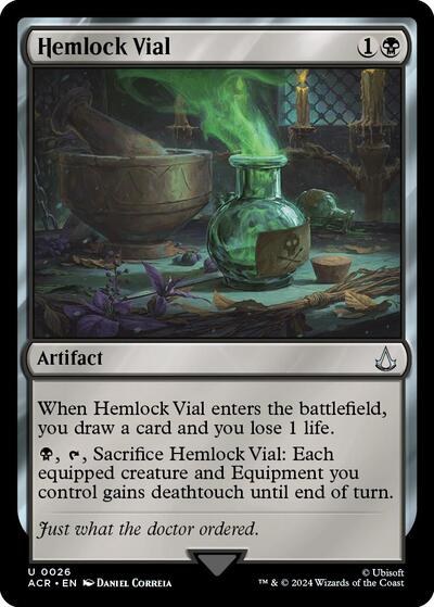 Hemlock Vial - Foil