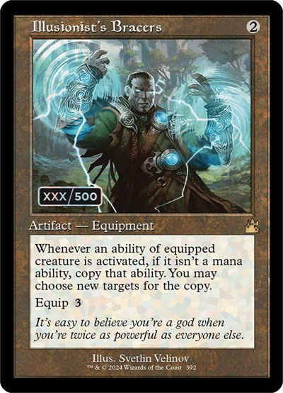 Illusionist's Bracers - Serial Numbered