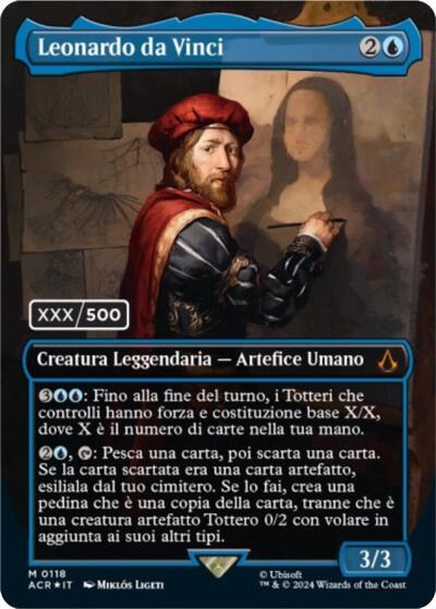 Leonardo da Vinci - Italian Serial Numbered