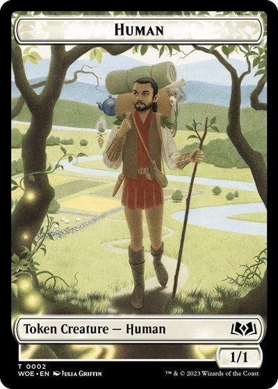 Human // Food (0011) Double-Sided Token