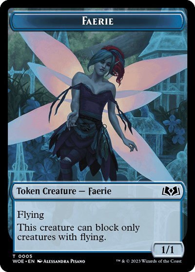 Faerie // Food (0013) Double-Sided Token