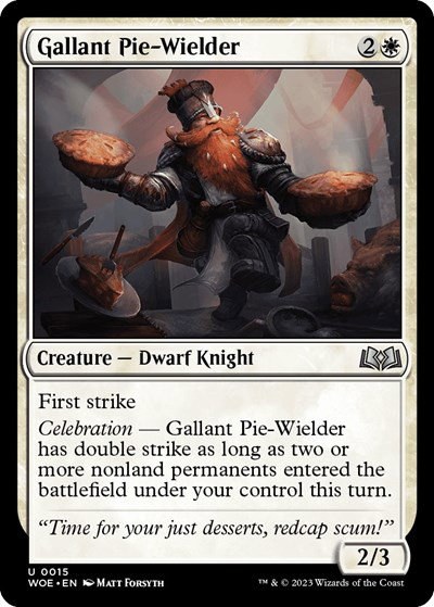 Gallant Pie-Wielder - Normal Gallant Pie Wielder