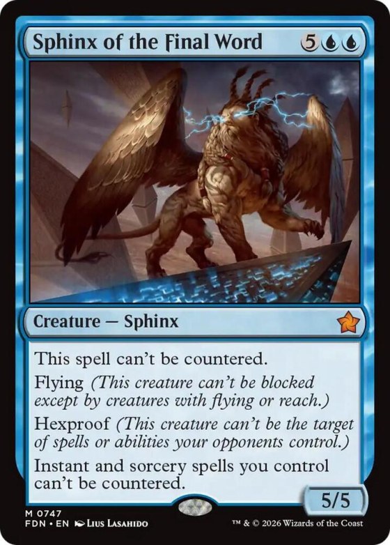 Sphinx of the Final Word