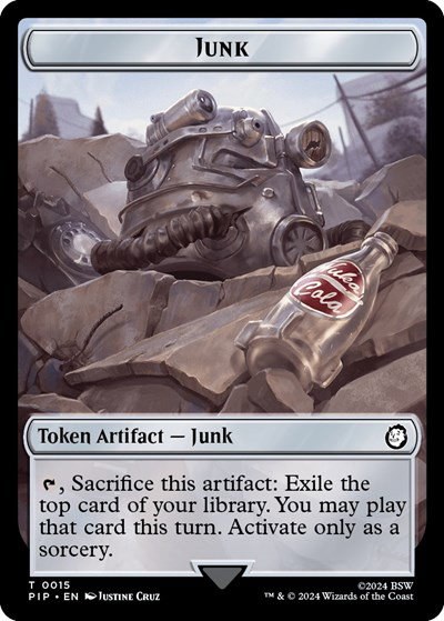 Junk // Zombie Mutant Double-Sided Token