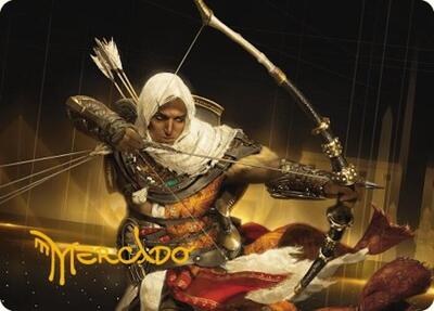 Bayek of Siwa Art Card - Gold Stamped Signature