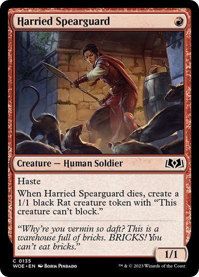 Harried Spearguard - Foil