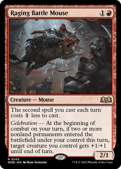Raging Battle Mouse - Foil