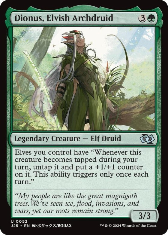 Dionus, Elvish Archdruid