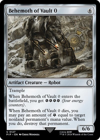 Behemoth of Vault 0 - Foil