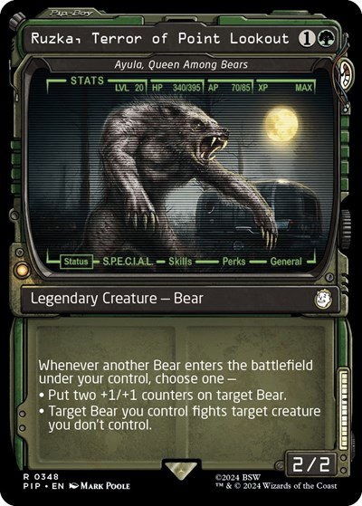 Ruzka, Terror of Point Lookout - Ayula, Queen Among Bears