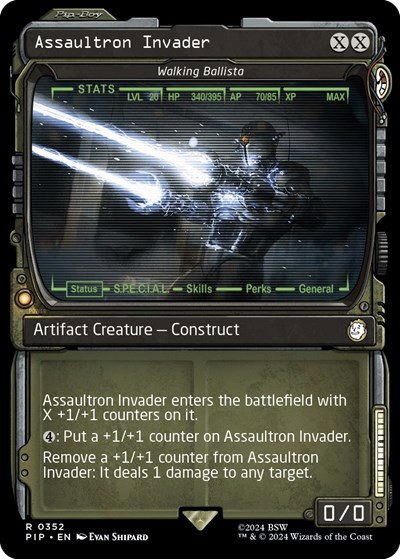 Assaultron Invader - Walking Ballista - Foil