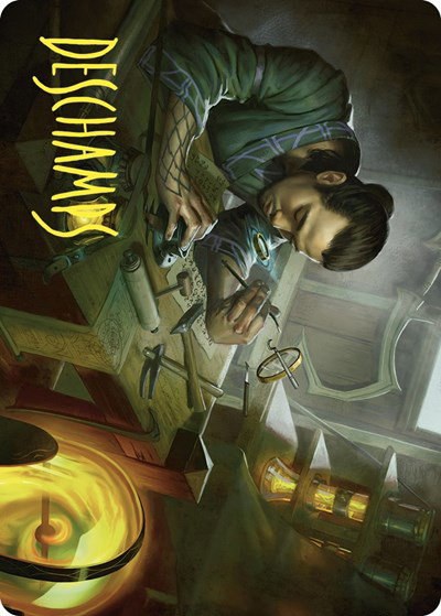 Renowned Weaponsmith Art Card - Gold Stamped Signature