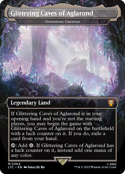 Glittering Caves of Aglarond - Gemstone Caverns - Foil