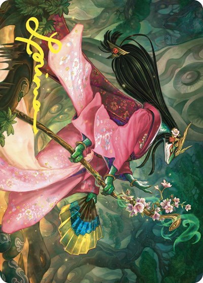 Sakiko, Mother of Summer Art Card - Gold Stamped Signature