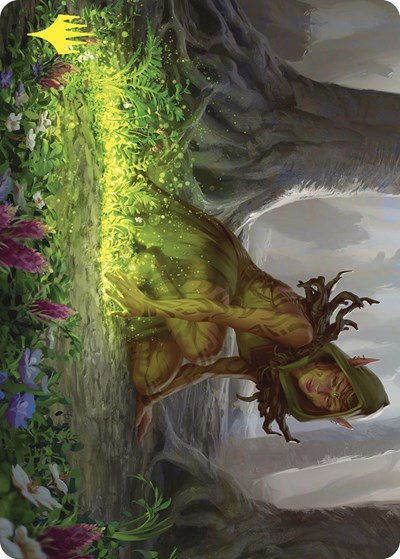 Skyshroud Claim Art Card - Gold Stamped