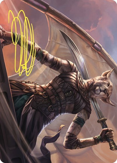 Mirri, Weatherlight Duelist Art Card - Gold Stamped Signature