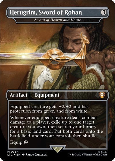 Herugrim, Sword of Rohan - Sword of Hearth and Home - Surge Foil