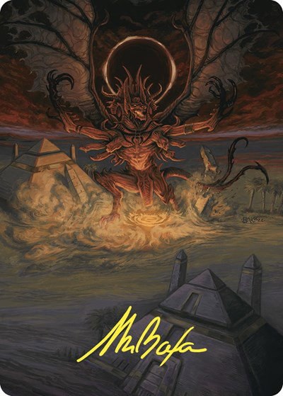 Dread Return Art Card - Gold Stamped Signature