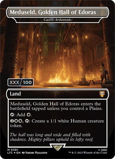 Meduseld, Golden Hall of Edoras - Castle Ardenvale - Serial Numbered