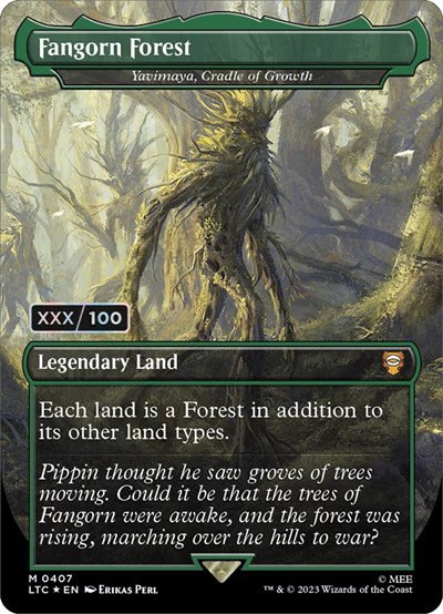 Fangorn Forest - Yavimaya, Cradle of Growth - Serial Numbered