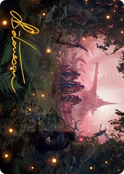 Invasion of Eldraine Art Card - Gold Stamped Signature