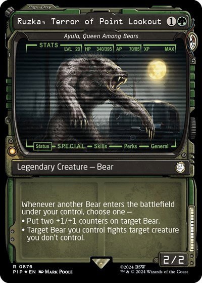Ruzka, Terror of Point Lookout - Ayula, Queen Among Bears