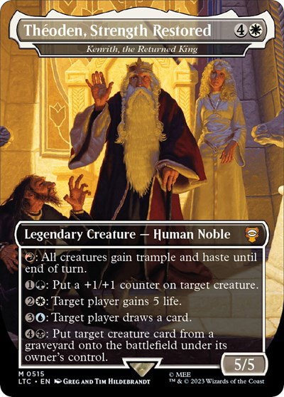 Theoden, Strength Restored - Kenrith, the Returned King - Foil