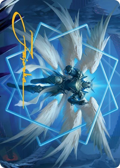 Vertex Paladin Art Card - Gold Stamped Signature