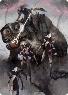 Thalia and The Gitrog Monster Art Card