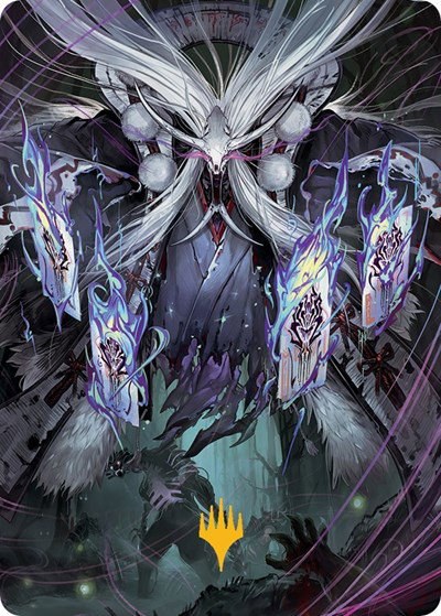 Horobi, Death's Wail Art Card - Gold Stamped Signature
