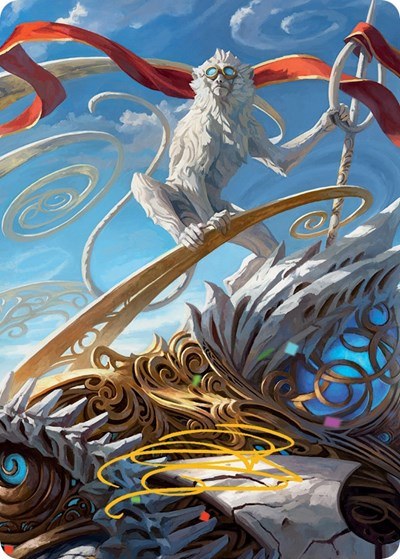 Ragavan, Nimble Pilferer Art Card - Gold Stamped Signature