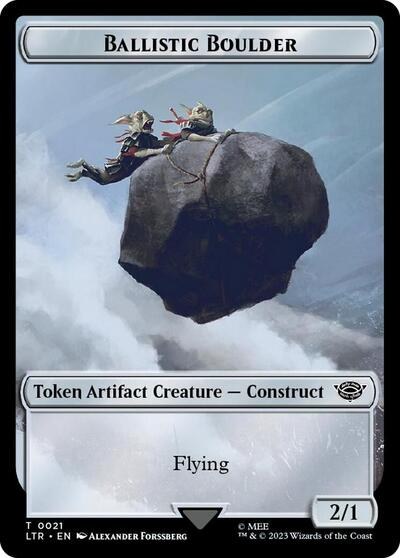 Ballistic Boulder // Food (0022) Double-Sided Token