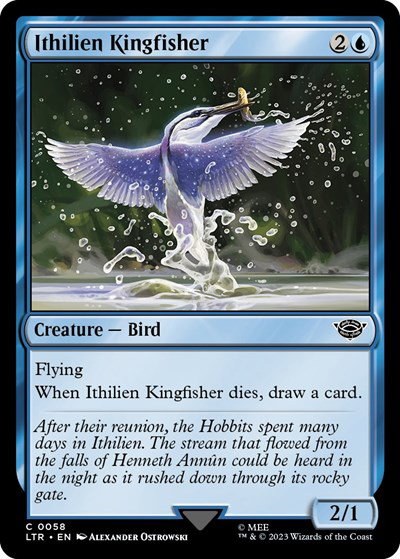 Ithilien Kingfisher - Foil