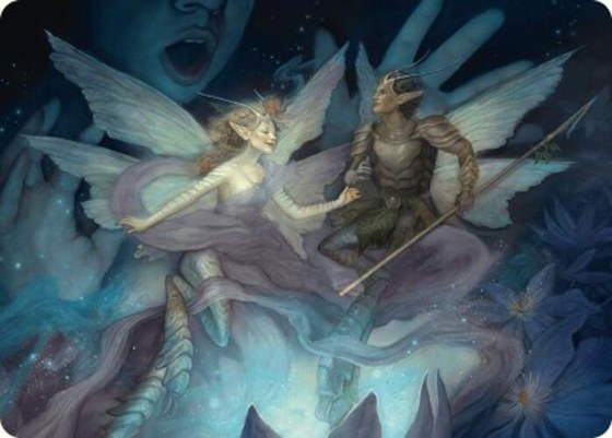 Faebloom Trick Art Card