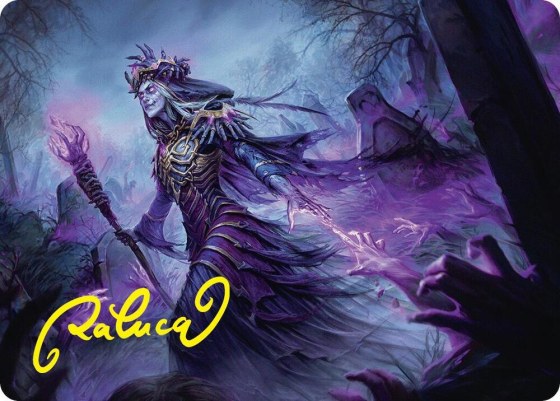 Zul Ashur, Lich Lord Art Card - Gold Stamped Signature