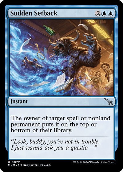 Sudden Setback - A Foil