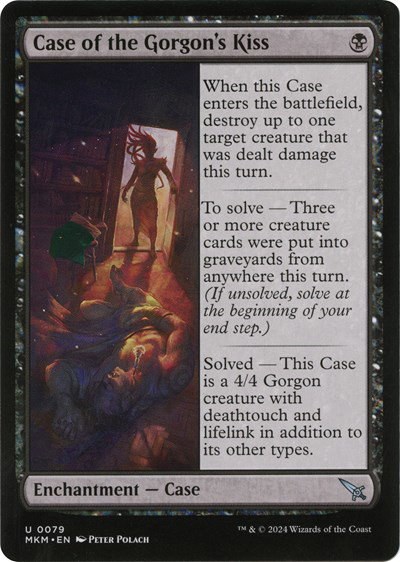 Case of the Gorgon's Kiss - B Foil