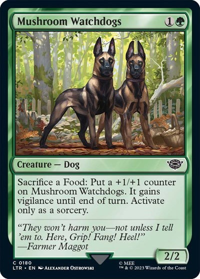 Mushroom Watchdogs - Foil