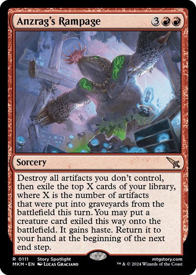 Anzrag's Rampage - Foil