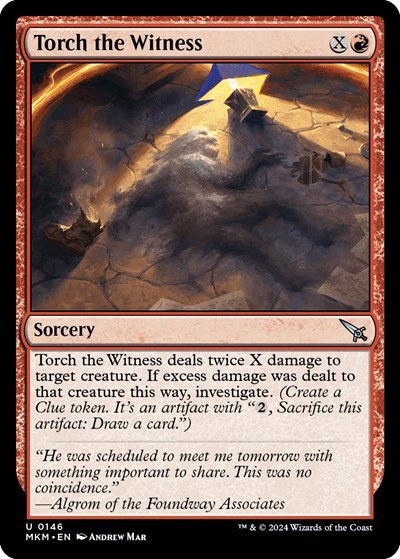 Torch the Witness - A Foil
