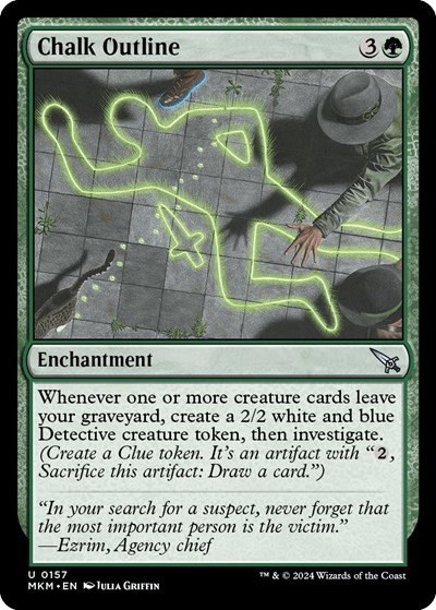 Chalk Outline - Foil