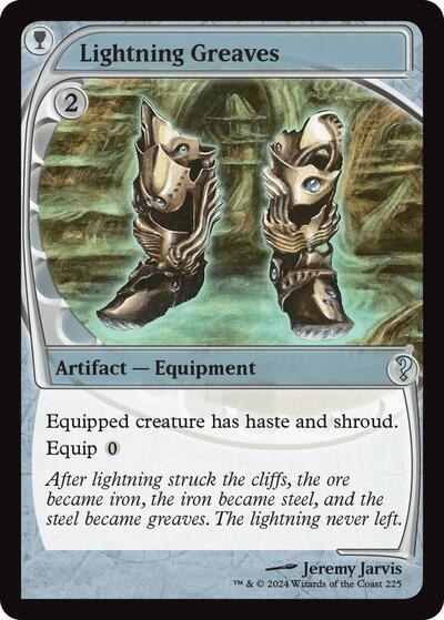Lightning Greaves - Foil